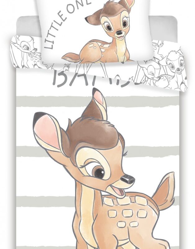 Disney Bambi Little One gyerek, ovis ágyneműhuzat 100×135cm, 40×60 cm